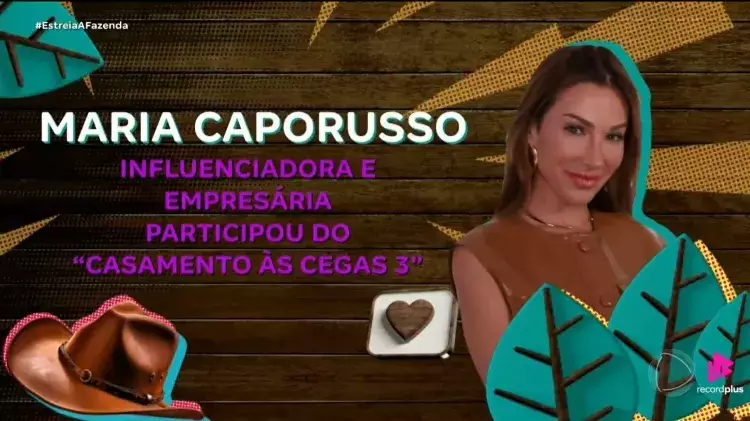 Maria Caporusso — participante de A Fazenda 2025