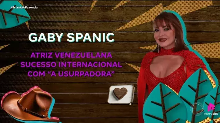 Gaby Spanic — participante de A Fazenda 2025