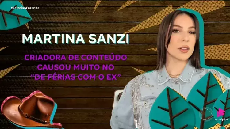 Martina Sanzi — participante de A Fazenda 2025