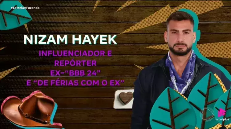 Nizam Hayek — participante de A Fazenda 2025