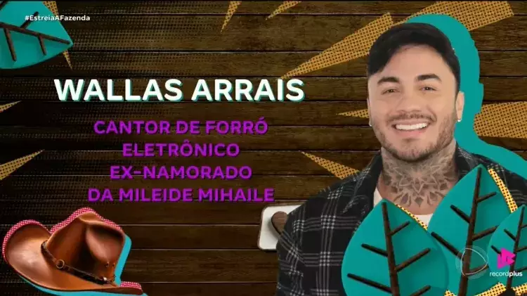 Wallas Arrais — participante de A Fazenda 2025